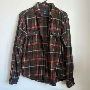 George Button Up Flannel Shirt